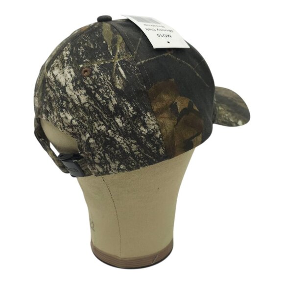 Mossy Oak Break Up Camo Flex Strap Cap Hat Sun Chemical Trucker Baseball Hunting - Picture 12 of 14
